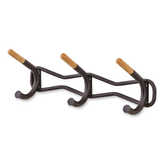 Picture of Family Coat Wall Rack, 3 Hook, 18.5w x 6.25d x 7.25h, Cream, Ships in 1-3 Business Days