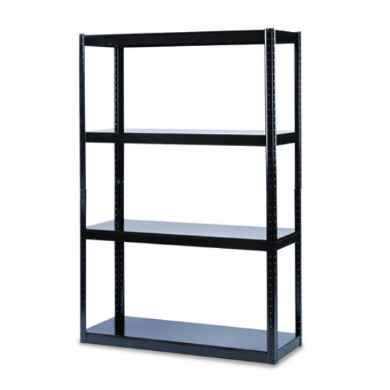 Picture of Boltless Steel Shelving, Five-Shelf, 48w X 18d X 72h, Black