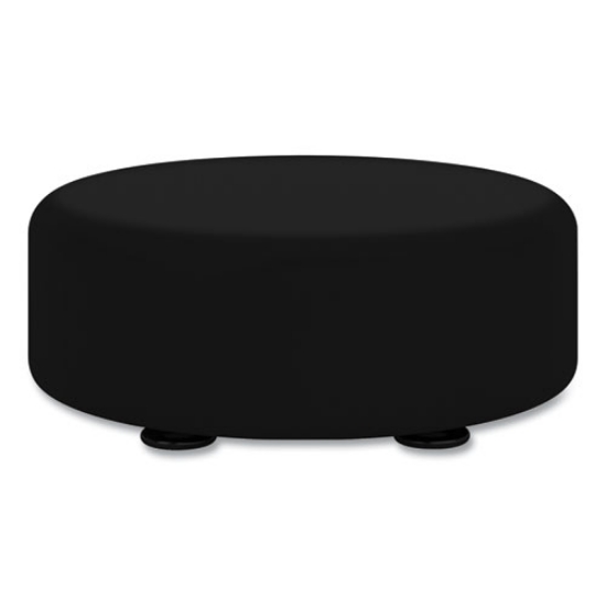 Picture of Learn 15" Round Vinyl Floor Seat, 15" dia x 5.75"h, Black, Ships in 1-3 Business Days