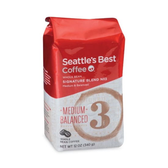 Picture of Port Side Blend Whole Bean Coffee, Medium Roast, 12 oz Bag, 6/Carton