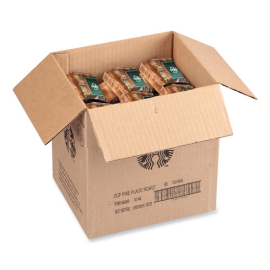 Picture of Whole Bean Coffee, Decaffeinated, Pike Place, 1 lb, Bag, 6/Carton