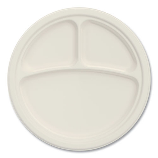Picture of Bare Eco-Forward Sugarcane Dinnerware, ProPlanet Seal, Platter, 10 x 12.5, Ivory, 500/Carton