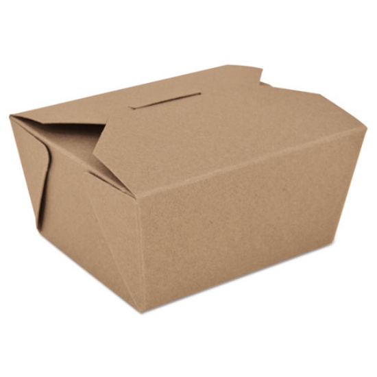 Picture of ChampPak Retro Carryout Boxes, #1, 4.38 x 3.5 x 2.5, Kraft, Paper, 450/Carton