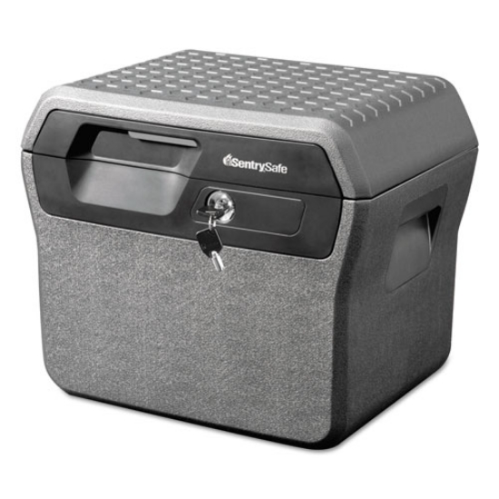 Picture of Waterproof Fire-Resistant File, 0.66 Cu Ft,16.63w X 13.88d X 14.13h, Charcoal Gray