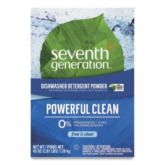 Picture of Automatic Dishwasher Powder, Free And Clear, 45oz Box