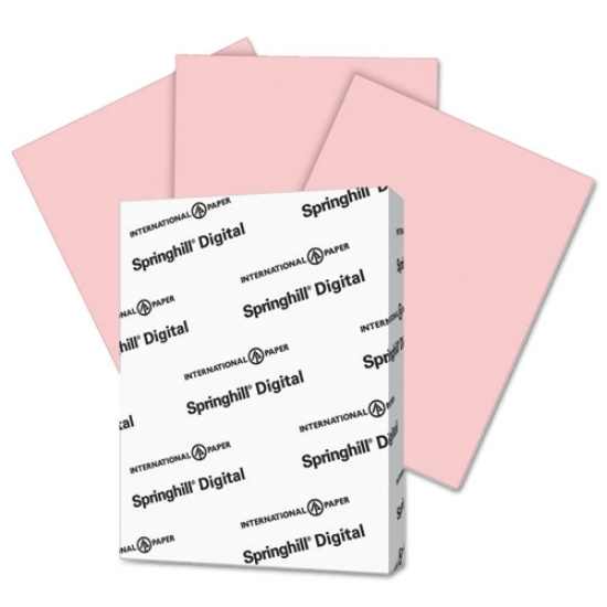 Picture of Digital Vellum Bristol Color Cover, 67 lb Bristol Weight, 8.5 x 11, Pink, 250/Pack