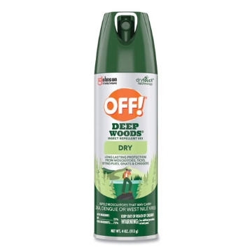 Picture of Deep Woods Dry Insect Repellent, 4 oz Aerosol Spray, Neutral, 12/Carton