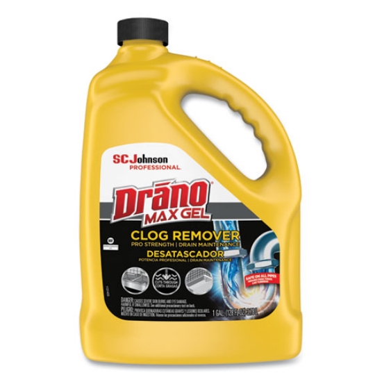 Picture of Max Gel Clog Remover, Bleach Scent, 128 Oz Bottle