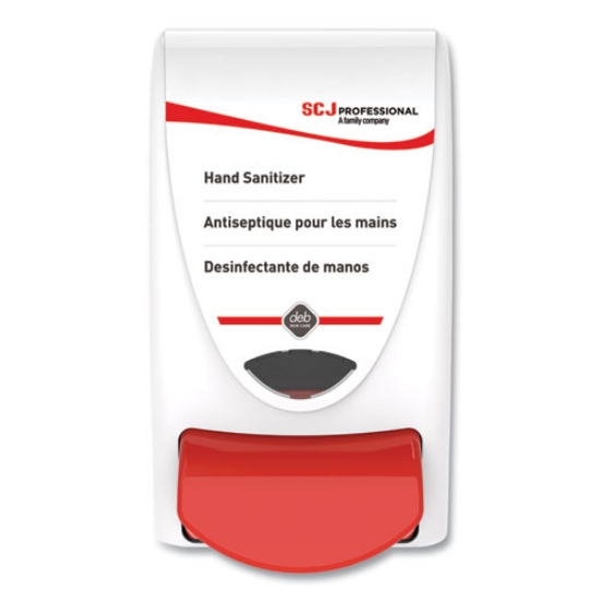 Picture of Hand Sanitizer Dispenser, 1 Liter Capacity, 4.92 x 4.6 x 9.25, White