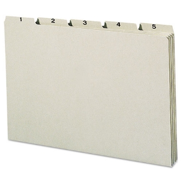 Picture of 100% Recycled Daily Top Tab File Guide Set, 1/5-Cut Top Tab, 1 To 31, 8.5 X 14, Green, 31/set