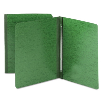Picture of Prong Fastener Premium Pressboard Report Cover, Two-Piece Prong Fastener, 3" Capacity, 8.5 X 11, Green/green