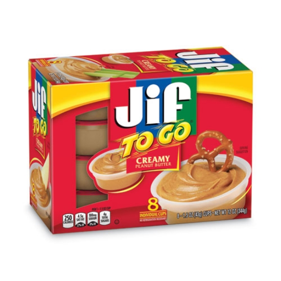 Picture of Spreads, Creamy Peanut Butter, 1.5 Oz Cup, 8/box