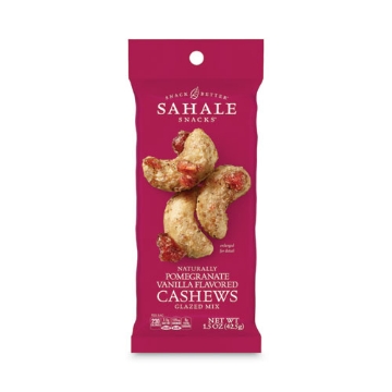 Picture of Glazed Mixes, Cashew Pom Vanilla, 1.5 Oz, 18/Carton