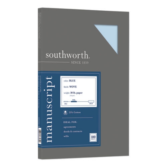 Picture of 25% Cotton Manuscript Cover, 30 lb Bond Weight, 9 x 12.5, 100/Pack