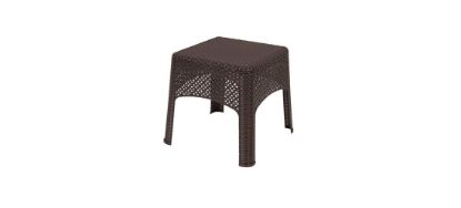 Picture of ADAMS MFG CORP 258359 WOVEN SIDE TABLE BRWN (EA)