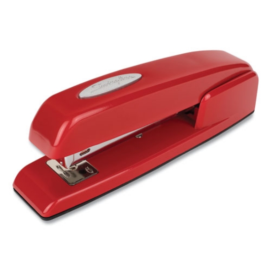 Picture of 747 Business Full Strip Desk Stapler, 30-Sheet Capacity, Rio Red