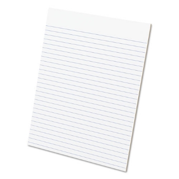 Picture of Glue Top Pads, Wide/legal Rule, 50 White 8.5 X 11 Sheets, Dozen