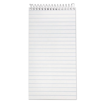 Picture of Earthwise By Ampad Recycled Reporter's Notepad, Gregg Rule, White Cover, 70 White 4 X 8 Sheets