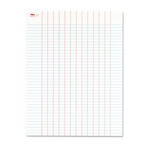 Picture of Data Pad with Plain Column Headings, Data/Lab-Record Format, 13 Columns, 8.5 x 11, White, 50 Sheets