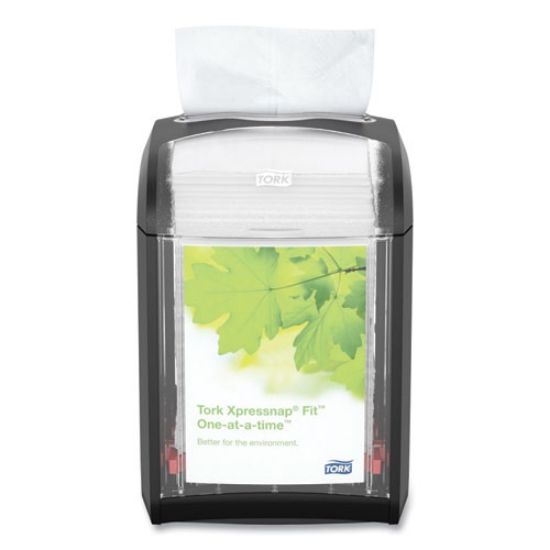 Picture of Xpressnap Fit Napkin Dispenser, Tabletop, 4.4 x 5.6 x 6.7, Black