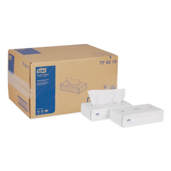 Picture of Advanced Facial Tissue, 2-Ply, White, Flat Box, 100 Sheets/box, 30 Boxes/carton