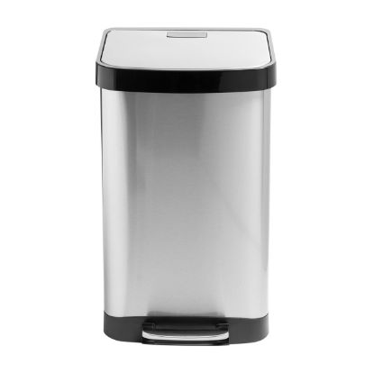 Picture of Honey Can Do TRS-08993 TRASH CAN SQUAR SS 13GAL (EA)