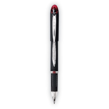 Picture of Jetstream Hybrid Gel Pen, Stick, Bold 1 mm, Red Ink, Black/Silver/Red Barrel