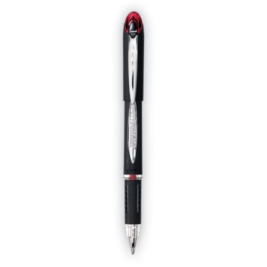 Picture of Jetstream Hybrid Gel Pen, Stick, Bold 1 mm, Red Ink, Black/Silver/Red Barrel