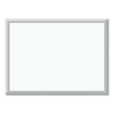 Picture of Melamine Dry Erase Board, 23 x 17, White Surface, Silver Frame