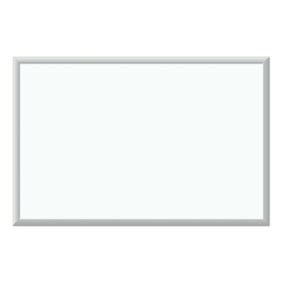 Picture of Melamine Dry Erase Board, 35 x 23, White Surface, Silver Frame