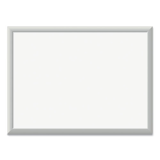 Picture of Magnetic Dry Erase Board with Aluminum Frame, 23 x 17, White Surface, Silver Frame