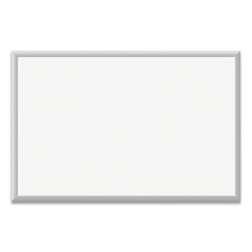 Picture of Magnetic Dry Erase Board with Aluminum Frame, 35 x 23, White Surface, Silver Frame