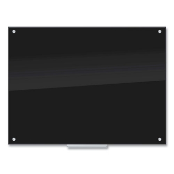 Picture of Glass Dry Erase Board, 47 x 35, Black Surface