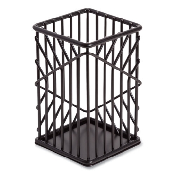 Picture of Vena Pencil Cup, 2.76"w x 2.76"d x 4.41"h, Black