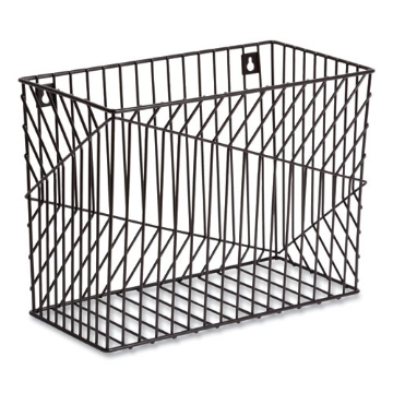 Picture of Vena Hanging File Basket, Letter Size, 6.85" Long, Black