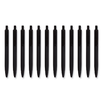 Picture of Cambria Soft Touch Mechanical Pencil, 0.7 mm, HB (#2), Black Lead, Black Barrel, 12/Pack