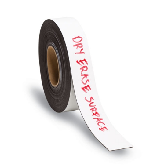 Picture of Dry Erase Magnetic Tape Roll, 2" x 50 ft, White
