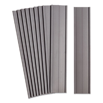 Picture of Magnetic Card Holders, 6 X 1, Black, 10/pack