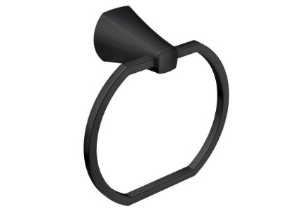 Picture of Moen MY8786BL TOWEL RING 5" LINDOR BK (EA)