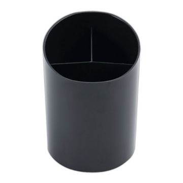 Picture of Recycled Big Pencil Cup, Plastic, 4.38" Diameter x 5.63"h, Black