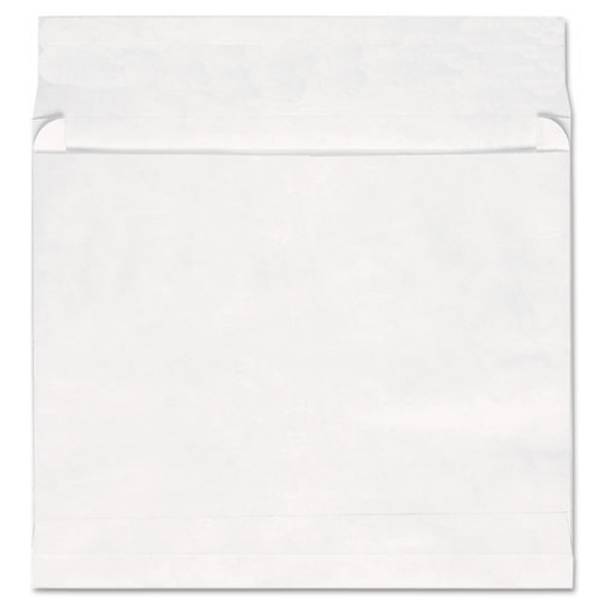 Picture of Deluxe Tyvek Expansion Envelopes, Open-End, 2" Capacity, #13 1/2, Square Flap, Self-Adhesive Closure, 10 x 13, White, 100/Box