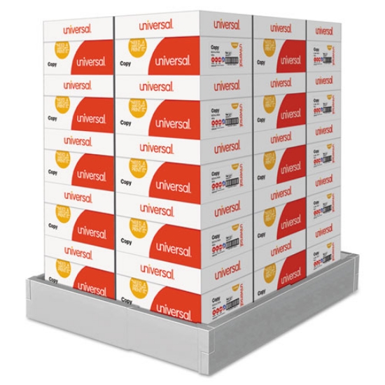 Picture of Legal Size Copy Paper, 92 Bright, 20 lb Bond Weight, 8.5 x 14, White, 500 Sheets/Ream, 10 Reams/Carton, 30 Cartons/Pallet