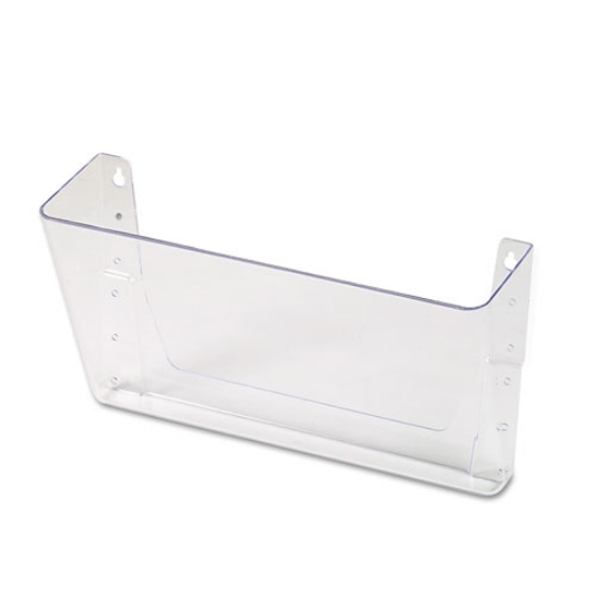 Picture of Wall Files, Letter Size, 13" x 4" x 7", Clear