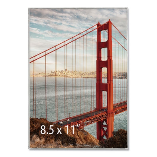 Picture of Clear Box Frame, Plastic, 8.5 x 11 Insert, Clear