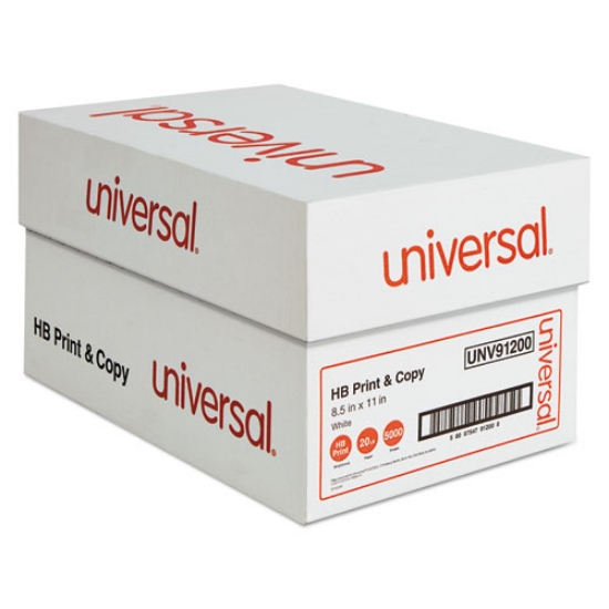 Picture of Multipurpose Paper, High Bright, 20 lb Bond Weight, 8.5 x 11, White, 500 Sheets/Ream, 10 Reams/Carton