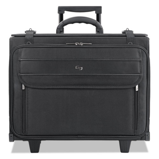 Picture of Classic Rolling Catalog Case, Fits Devices Up to 17.3", Polyester, 18 x 7 x 14, Black