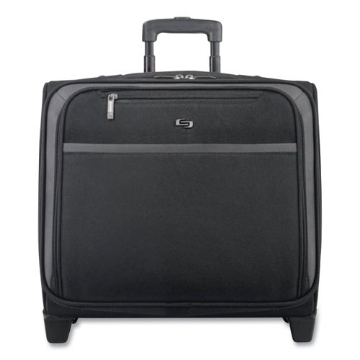Picture of Dakota Rolling Overnighter Case, 16", 8 x 16 x 14.2, Black