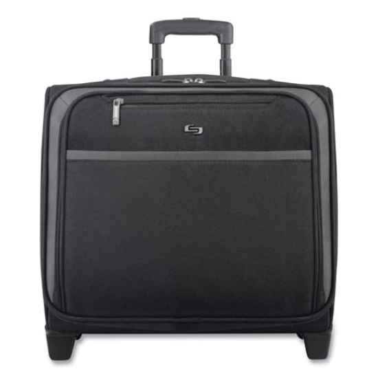 Picture of Dakota Rolling Overnighter Case, 16", 8 x 16 x 14.2, Black