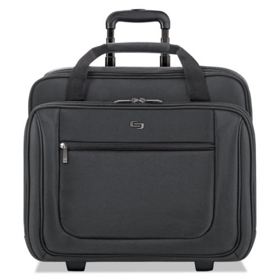 Picture of Classic Rolling Case, Fits Devices Up to 17.3", Polyester, 17.5 x 9 x 14, Black