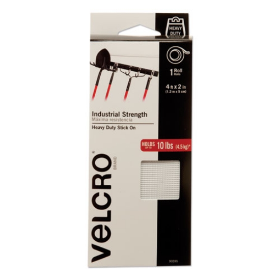 Picture of Industrial-Strength Heavy-Duty Fasteners, 2" X 4 Ft, White